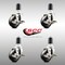 Service Caster 3 Inch 316SS Soft Rubber Swivel 1-5/8 Inch Expanding Stem Caster Set Brake SCC SCC-SS316EX20S314-SRS-TLB-158-4 - alternate 4